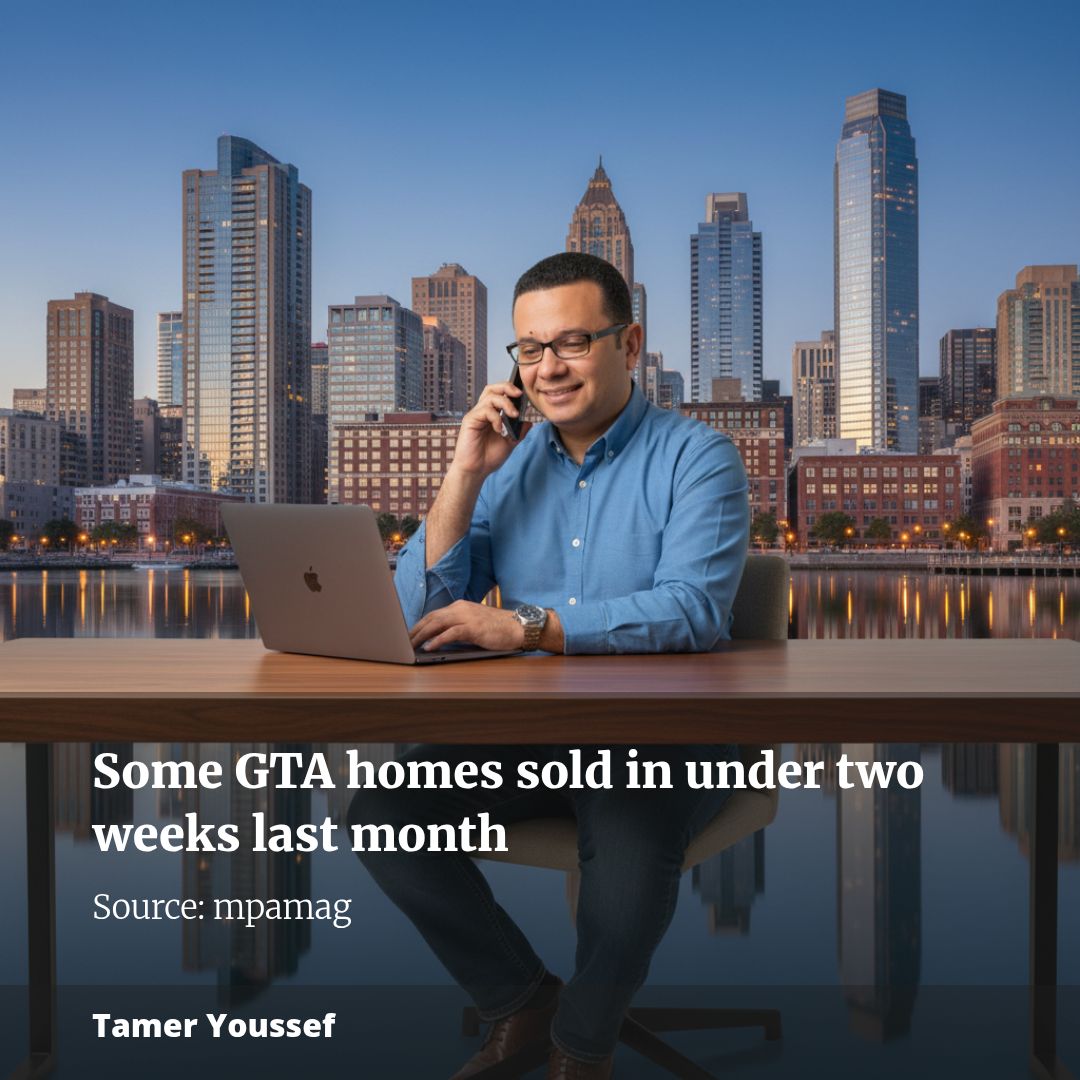 Some GTA homes sold in under two weeks last month